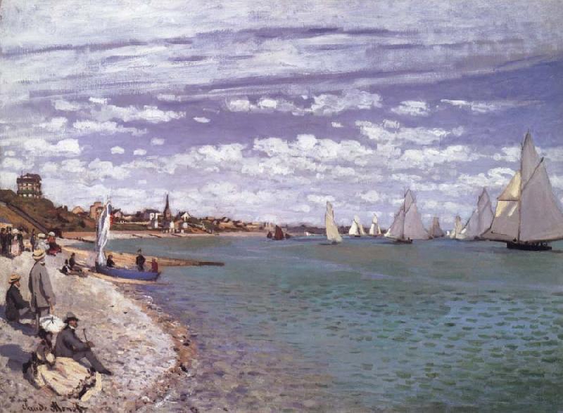 Claude Monet Regatta at Sainte-Adresse